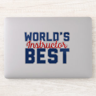 Sticker Meilleur instructeur du monde
