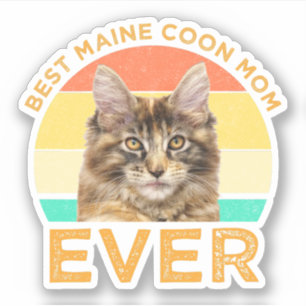 Sticker Meilleur Maine Coon Maman