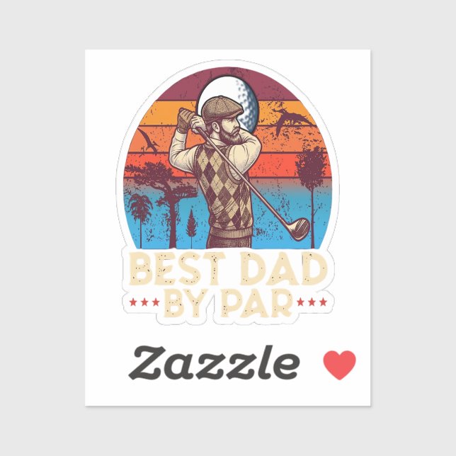 Sticker Meilleur Papa Par (Feuille)