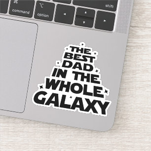 Sticker Meilleur père dans toute la Galaxie - Fête des p