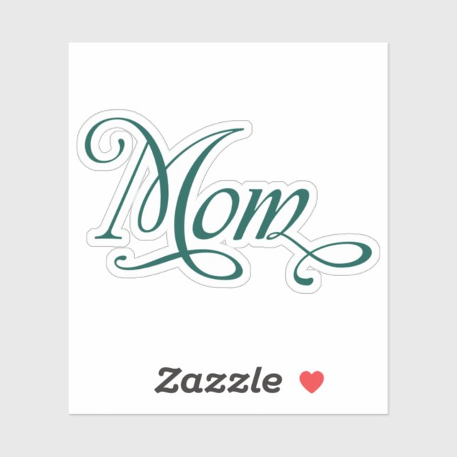Sticker Meilleure MOM jamais (Feuille)