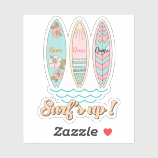 Sticker Meilleurs amis surfeurs