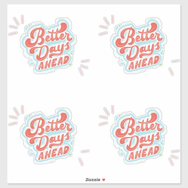 Sticker Meilleurs Jours (Feuille)