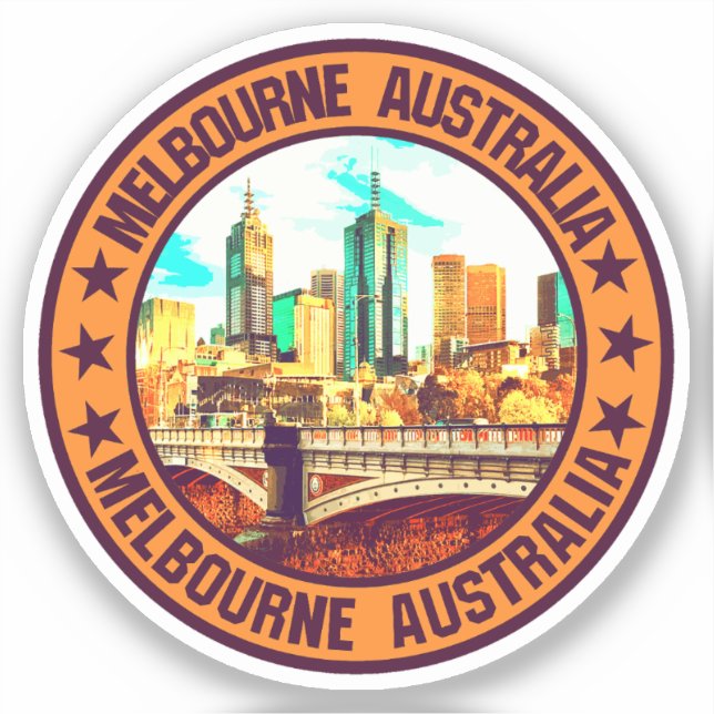 Sticker Melbourne (Recto)