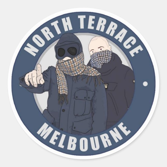 Sticker Melbourne Terrasse Nord (Devant)
