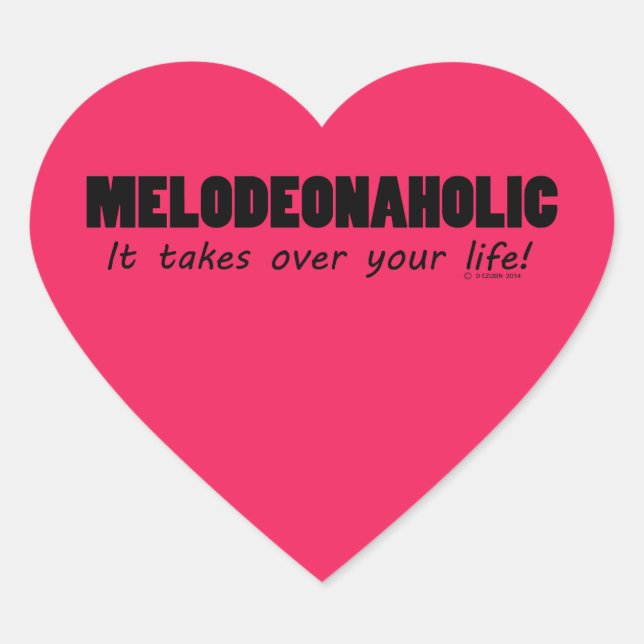 Sticker Meldeonaholic Life (Devant)