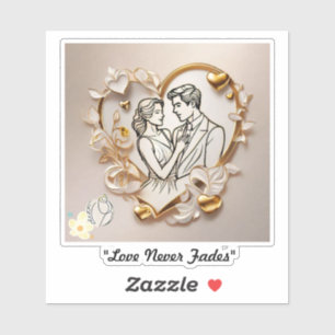 Sticker "Mélodie du coeur de l'amour"