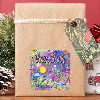 Sticker mélodique intemporel Venice Beach