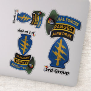 Sticker Membres du 3e groupe des Forces spéciales de l'Ar