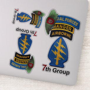 Sticker Membres du 7e Groupe des Forces spéciales de l'Ar