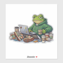 Mème de la grenouille épuisée par la caféine Chaos