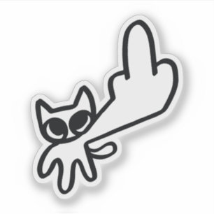 Sticker Mème du doigt d'honneur