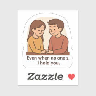 Sticker Même Quand Je Te Tiens Seul