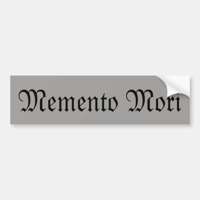 Sticker Memento Mori (Souvenez-vous de la mort) (Devant)
