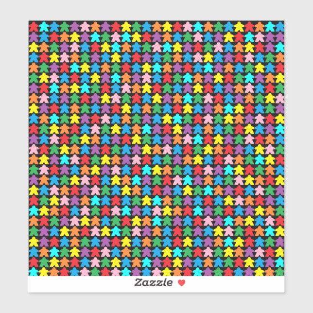 Sticker Mémoires multicolores (Feuille)