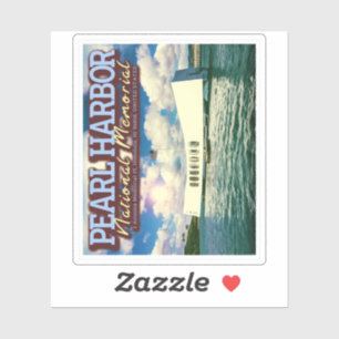 STICKER MEMORIAL NATIONAL DU PORT DE PEARL - HONOLULU HAWA