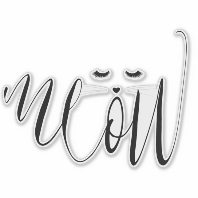 Sticker Meow Cat (Devant)