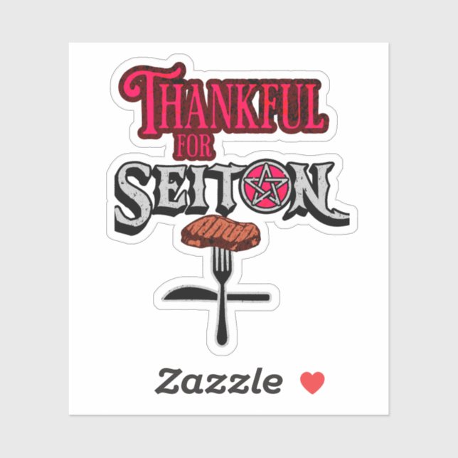 Sticker Merci à Seitan (Feuille)