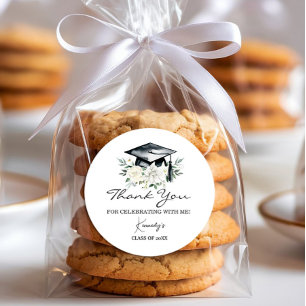 Sticker Merci de graduation élégant - Casquette no