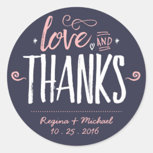 Sticker Merci de peinture bleu marine