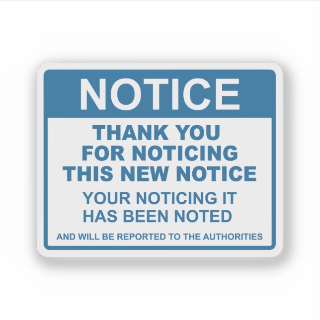 Sticker Merci Drôle De Notification Pour La Notation De Ce (Devant)