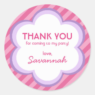 Sticker Merci Fleurs et Grilles