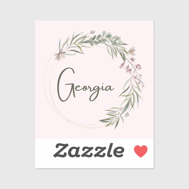 Sticker Merci Géorgie (Feuille)