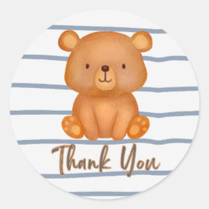 Sticker Merci Ours Teddy