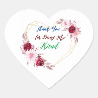 Sticker Merci pour ami