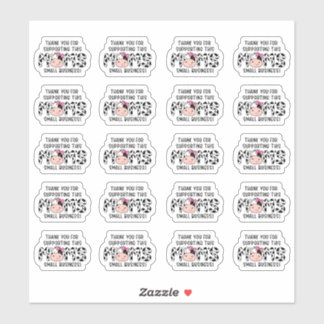 Sticker Merci pour soutenir la petite entreprise de maman