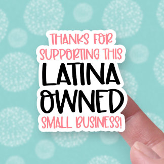 Sticker Merci pour soutenir les entreprises latinos