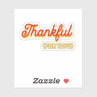 Sticker Merci pour Tofu