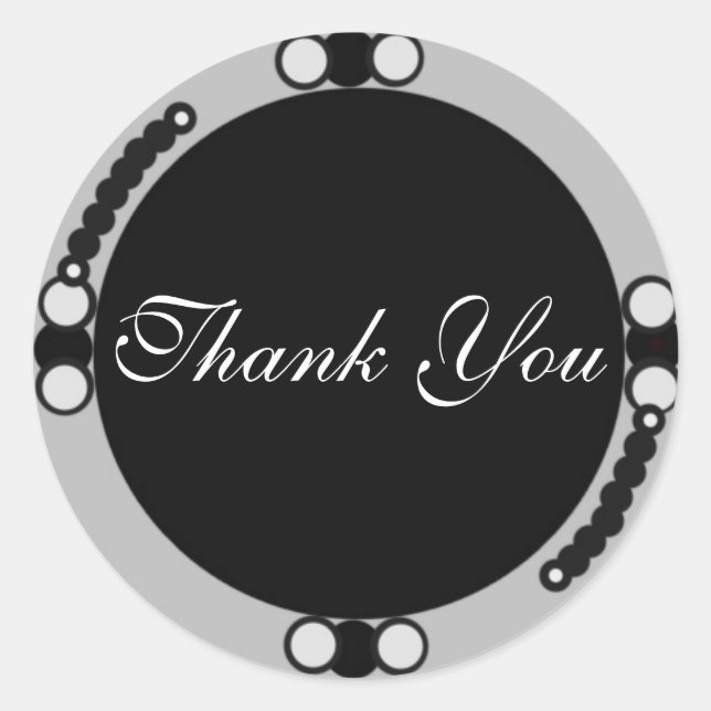 Sticker Merci / Sceau d'enveloppe (Devant)