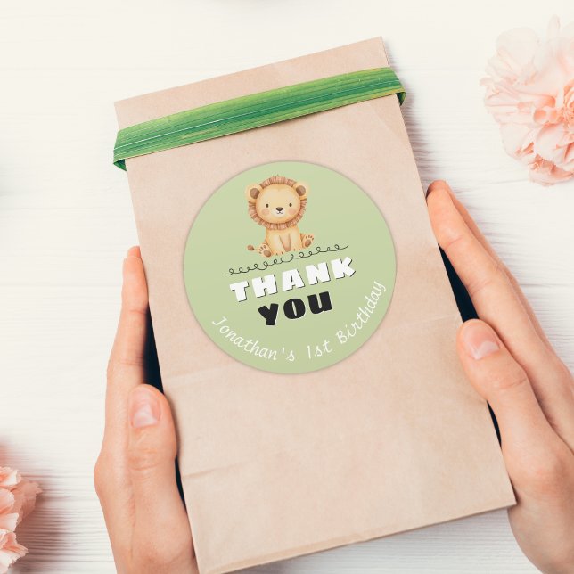 Sticker Merci Wild One Birthday (Créateur téléchargé)