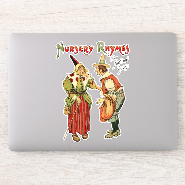 Sticker Mère Goose Vieux homme Nursery Rhymes art (Ordinateur)