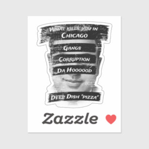 Sticker Merica Humour Amérique USA Funny Patriotisme Chica