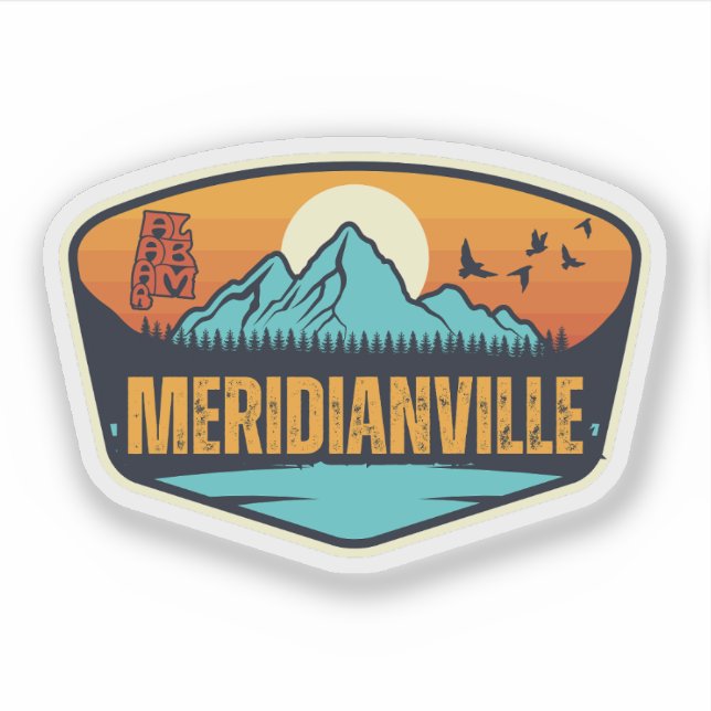 Sticker Meridianville, Alabama (Devant)