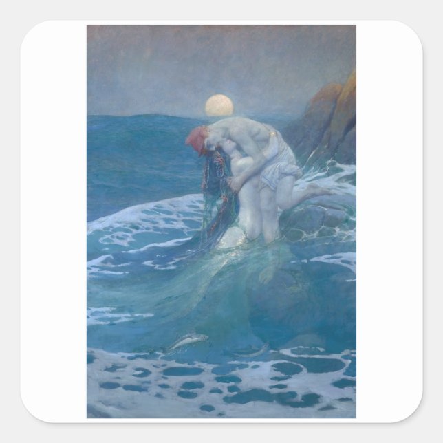 STICKER : MERMAID : HOWARD PYLE (Devant)