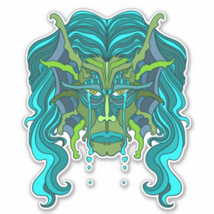 Sticker Merman Vert