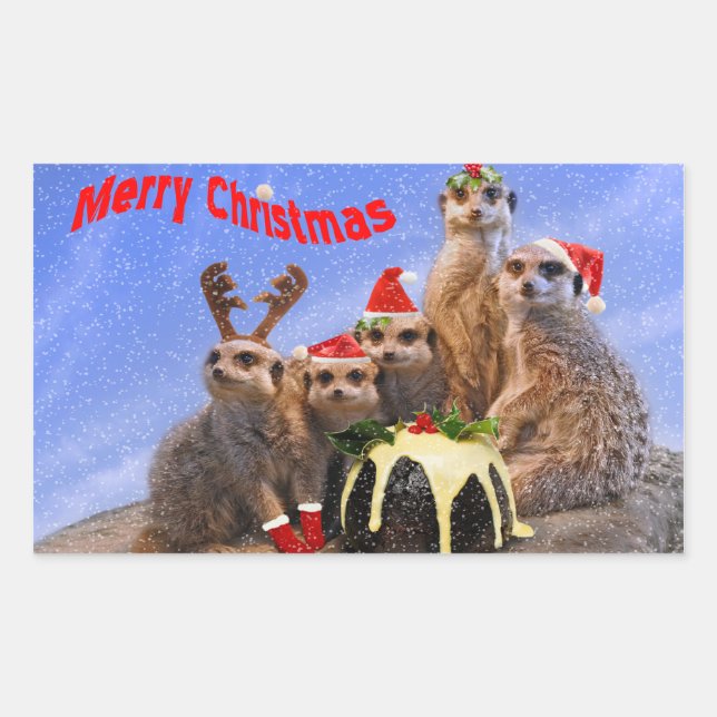 Sticker Merry Meerkats (Devant)