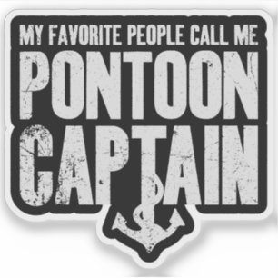 Sticker Mes personnes préférées m'appellent capitaine de p