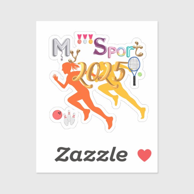 Sticker Mes sports (Feuille)