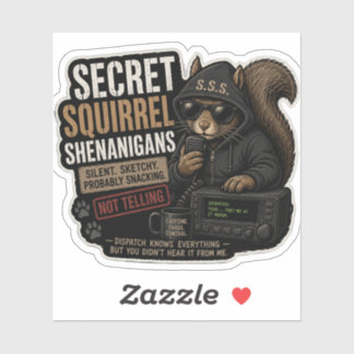 Sticker Mésaventures de l'Écureuil Secret 