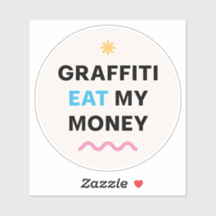 Sticker Message amusant.