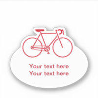 Message du thème du vélo coupé