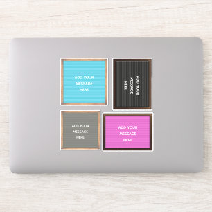 Sticker Message personnalisé Signaux de marqueur des pann