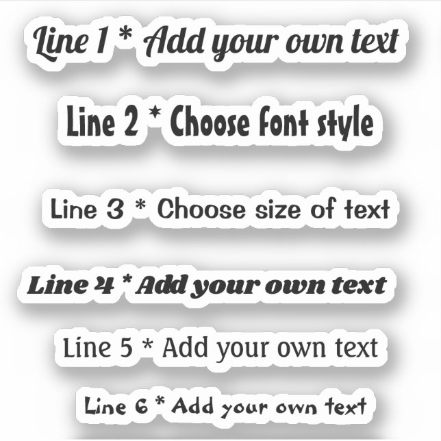 Sticker Messages texte (Devant)