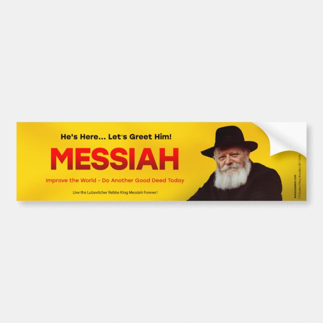 Sticker Messiah Bumper (Devant)