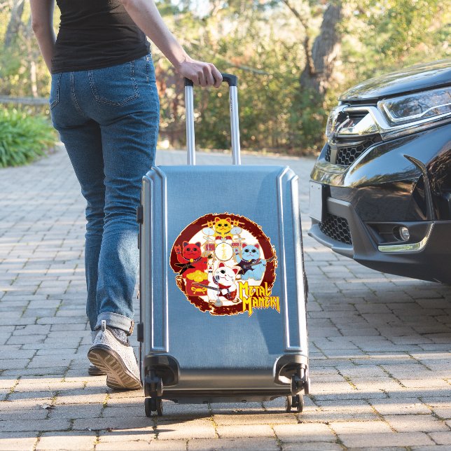 Sticker Métal Maneki (Valise Insitu)