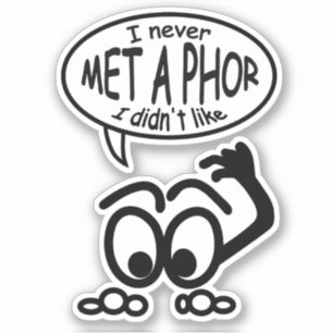 Sticker Métaphore drôle Stickman